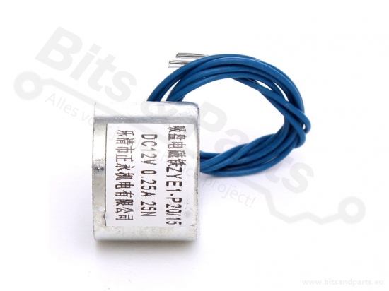 Electromagnet / Solenoid actuator - holding magnet 12V - 2.5kg